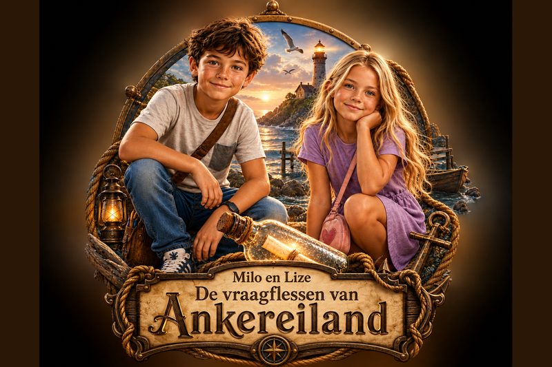 Coverbeeld van de leerlijn Milo & Lize en de vraagflessen van Ankereiland